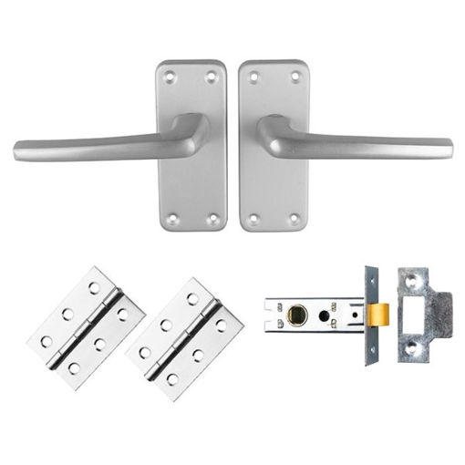 Picture of Carlisle Brass Aluminium Contract Latch Pack