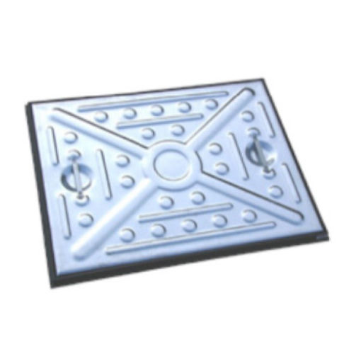 Picture of 5T 600 x 450 Galvinised Steel Manhole Cover & Polyprop Frame