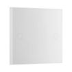 Picture of Single Blank Plate - 900 Series White Moulded