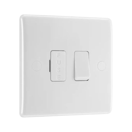 Picture of Single Fused Switch - 800 Series White Moulded