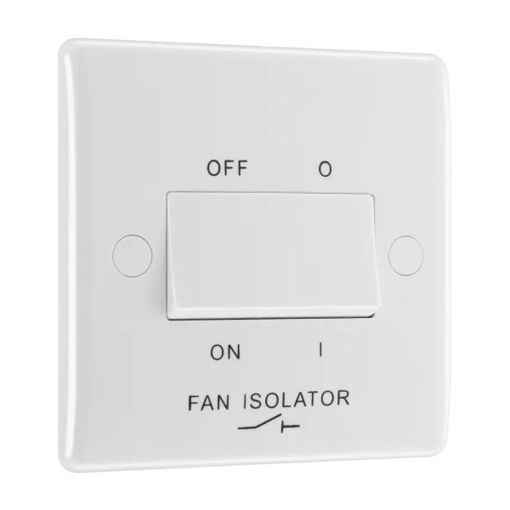 Picture of Fan Isolator, 3 Pole - 800 Series White Moulded