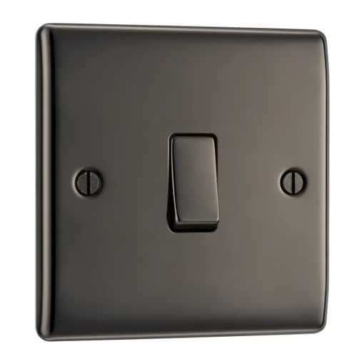 Picture of Single Light Switch - Black Nickle