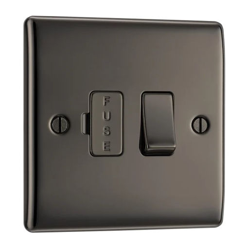 Picture of Single Fused Switch - Black Nickle