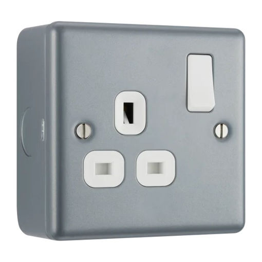 Picture of Metal Clad Single Switched Socket