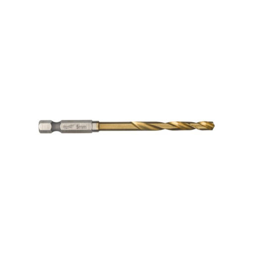 Picture of Milwaukee Red Hex - Shockwave™ HSS-TIN Metal Drill Bit SHOCKWAVE HSS-G TIN RED HEX 5 MM - 1 PC