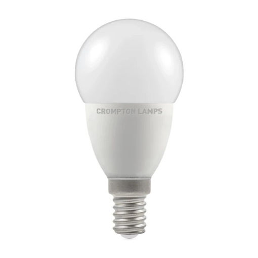 Picture of Crompton 11526 LED Round Golfball Light Bulb 5.5W 2700K SES-E14 - Warm White