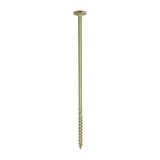 Picture of TIMCO Wafer Head Exterior Green Timber Screws  - 8.0 x 200 (Box of 50)