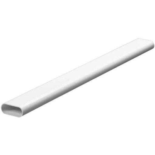 Picture of UPVC Oval Conduit 20mm x 3m White