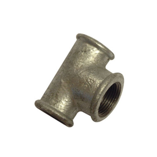 Picture of Galvanised Malleable Equal Tee FxFxF 1"