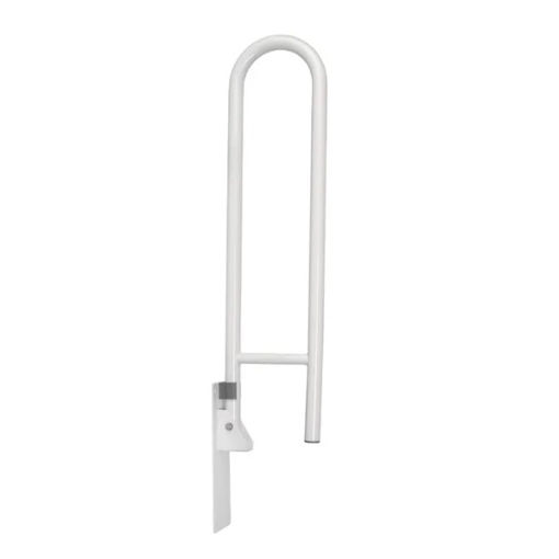 Picture of (DISCONTINUED) Croydex Stainless Steel Fold Away Hand Rail White 300 x 100 x 850mm