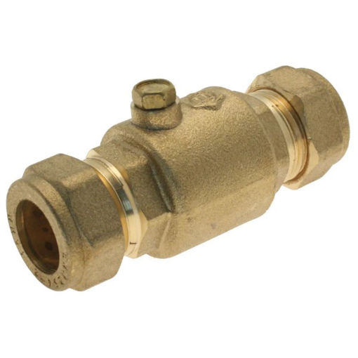 Picture of Single Check Valve Brass 15MM