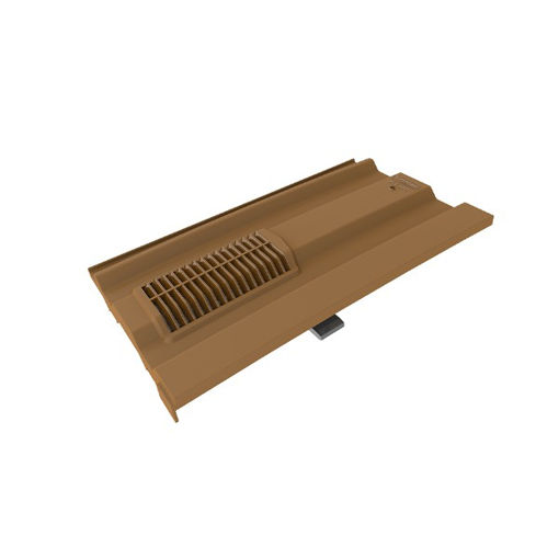 Picture of Timloc Mini Castellated Roof Tile Vent Brown