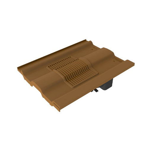 Picture of Timloc Castellated Roof Tile Vent Brown