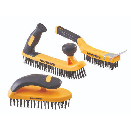 Picture of Roughneck 3 Piece Heavy Duty Wire Brush Set