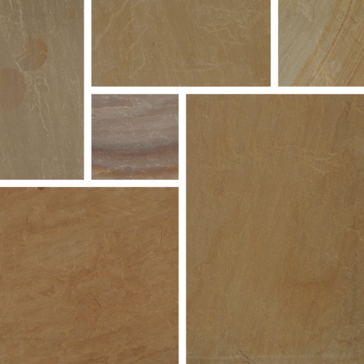 Picture of Sandstone Classic Paving Pack Buff Mixed Size Calibrated 18mm