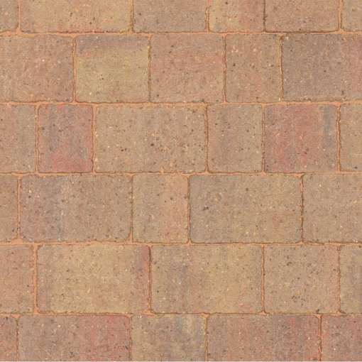Picture of Alpha Trio Block Paving Pack Autumn Gold Mixed Size 60mm