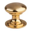 Picture of Victorian Cupboard Knob Polished Brass 38mm
