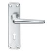 Picture of Euro Profile Lever On Lock Backplate Aluminium