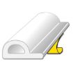 Picture of EXITEX P Strip Self Adhesive Door Seal White