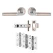 Picture of Belas Latch Pack Polished Chrome/ Satin Nickel