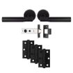 Picture of Belas Latch Pack Matt Black