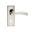 Picture of Serozzetta Cinquanta Lock Lever On Backplate Polished Nickel
