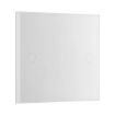 Picture of Single Blank Plate - 900 Series White Moulded