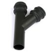 Picture of Brett Martin 68mm Round Cast Iron Effect 135° Branch - Classic Black