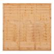 Picture of Grange Superior Lap fence panel 1.8m Pressure treated Golden Brown