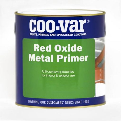 Picture of COO-VAR RED OXIDE METAL PRIMER 2.5ltr