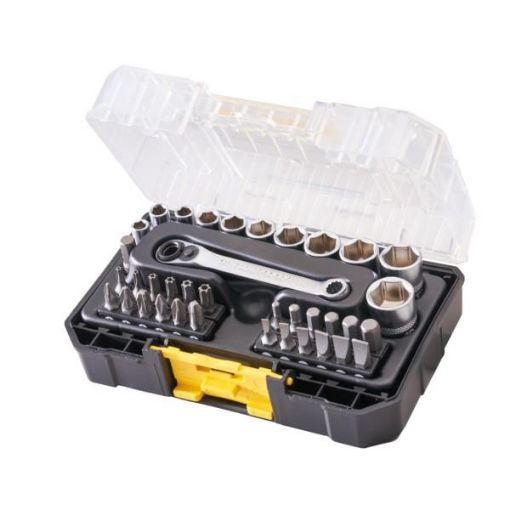 Picture of STANLEY 37pce 1/4"  STACK SOCKET SET XMS23SOCKSET