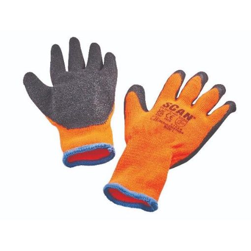 Picture of SCAN 3prs THERMAL LATEX  GLOVES  XMS24LATEX