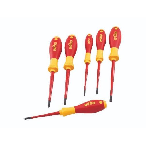 Picture of WIHA 6Pce VDE SCREWDRIVER SET - SLIMFIX XMS24VDESLIM